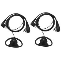 (2 Pack) 2Pin Advanced D Shape Clip-Ear Ptt Headset Earpiece Mic For Motorola 2 Way Radios Gp88S Gp300 Gp68 Gp2000 Gp88 Gp3188 Cp040 Cp1200 A8 A6 A10 A12