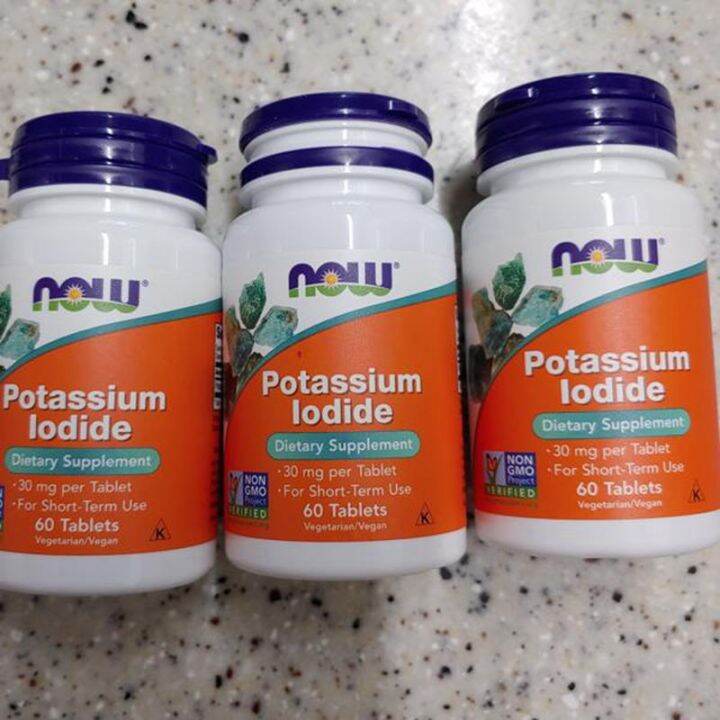 NOW Foods potassium iodide healthy thyroid high content Hashimoto's