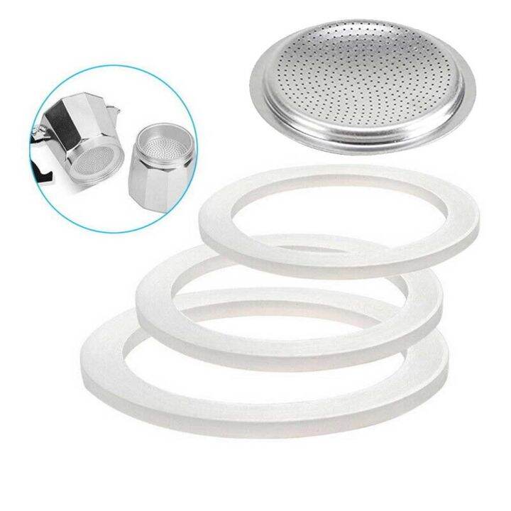1*Filter Gasket Seal For Coffee Espresso For Moka Stove Pot Top Silicone Rubber Lazada