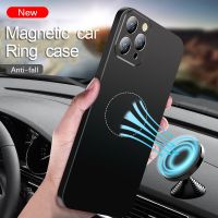 {Shell Superman Digital} 2022 Matte Magnetic Car Case สำหรับ iPhone 13 12 11 14 Pro Max Ultra Thin Hard Original Protection Cover 13Pro 12Pro 14 11Pro Max