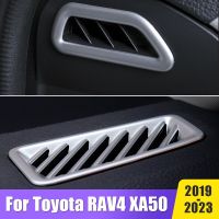 สำหรับโตโยต้า RAV4 RAV 4 XA50 2019-2022 2023แผงหน้าปัดรถยนต์ร้านเครื่องปรับอากาศกรอบฝาครอบล้ออุปกรณ์ปลอกสติ๊กเกอร์ทริม