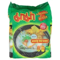 มาม่า เส้นหมี่กึ่งสำเร็จรูปน้ำใส 55กรัม x 10 ซอง/Mama Instant Rice Vermicelli Clear Water 55g x 10 sachets