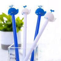 24pcs Novelty Cute Pens Whale Kawaii Gel Pen Blue Ink Ballpoint Funny Back to School Fun Stationery Office Supply Accessory 2022