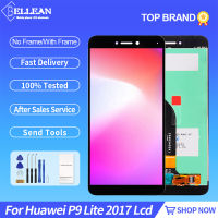 Catteny P9 Lite 2017จอแสดงผลสำหรับ P8 Lite 2017 Lcd หน้าจอสัมผัส Digitizer Assembly พร้อมกรอบ