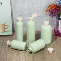 Refillable Foaming Soap Dispenser Portable Rustproof Shampoo Shower Gel Flip Cover/Pump Lotion Bottles Bathroom Accessories