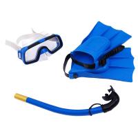 Kids Snorkel Set With Fins Swimming Goggles Snorkel Fins Waterproof Snorkeling Gear For Kids Adjustable Swim Fins For Boys And Goggles