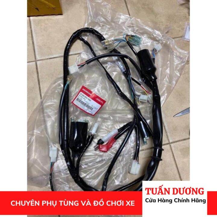 Hướng dẫn đi dây điện xe máy Dream sơ đồ và bảng màu dây điện Honda