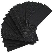 24 Pieces Fingerboard Foam Grip Tape Adhesive Foam Tape Black Non Slip