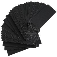 24 Pieces Fingerboard Foam Grip Tape Adhesive Foam Tape Black Non Foam Grip Tape for Mini Fingerboards