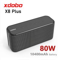 Xdobo 80W ลำโพงบลูทูธ TWS ซับวูฟเฟอร์ความจุของแบตเตอรี่10400Mah สี่คอร์แบตสำรอง Ftion สำหรับลำโพงคอมพิวเตอร์