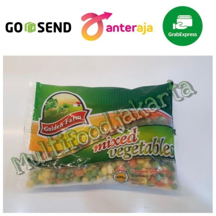 Sayuran Beku Mixed Vegetables Golden Farm 500gr 500 Gram Lazada