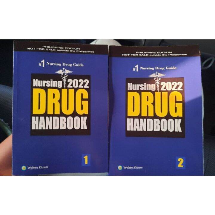 Book Nursing Drug Handbook 2022 | Lazada PH