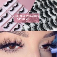 ♦✻ 1 Pair/ Pack Fluffy Lashes 25mm 3d Mink Lashes Long Thick Natural False Eyelashes Wholesale Lashes Vendors Makeup Mink Eyelashes