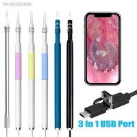 ▼✷ USB HD Visual Ear Wax Cleaning Endoscope Otoscope Spoon Camera Borescope Android PC Tablet Earwax Removal Pick Ear Cleaner Tool