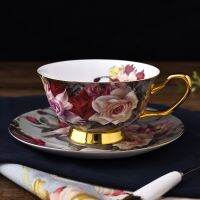 hotx【DT】 Classical  Cappuccino Cups Set with Saucer Birthday Gifts