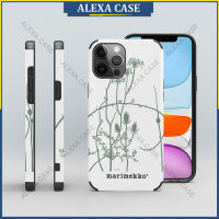 Marimekko เคสโทรศัพท์สำหรับ iPhone 14 Pro Max / iPhone 13 Pro Max / iPhone 12 Pro Max / iPhone 11 Pro Max / XS Max / iPhone 8 Plus / iPhone 7 plus ฝาครอบเคสป้องกันหนังแกะป้องกันการตก A6XHKU