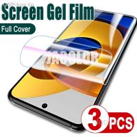 ✒3 Pçs Protetor De Tela Filme Hidrogel Para Xiaomi Poco M4 X4 M3 X3 F4 Nfc F2 F3 Pro Gt 5G Macio X F M 4 3nfc