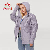 Astrid 2021 Autumn New Womens Thin Cotton Jacket Windproof Warm Plus size with Hood Zipper Coat Women Parkas Outerwear AM-8734