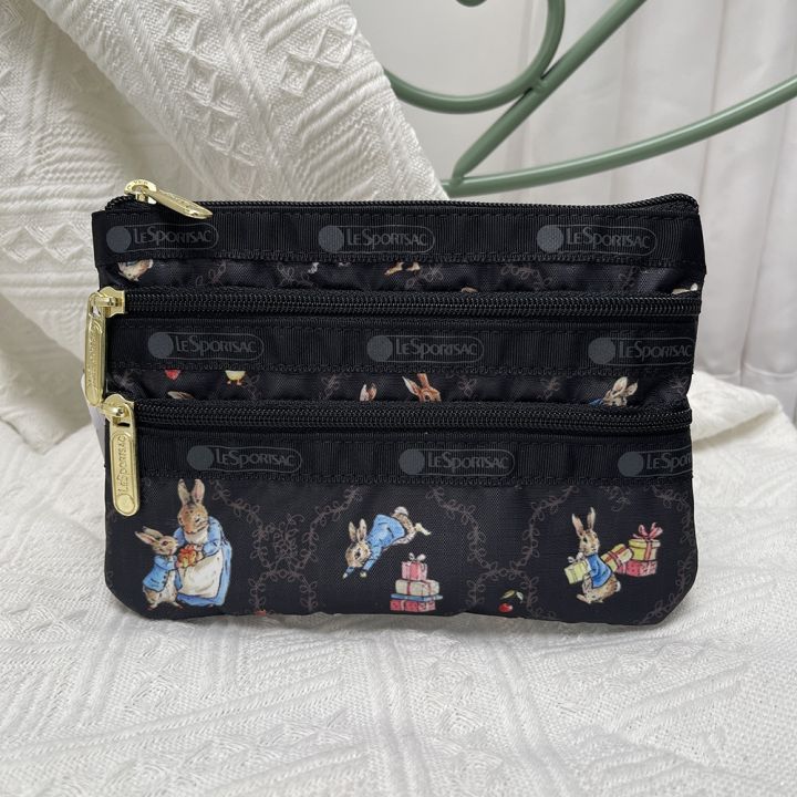 lishibao-peter-rabbit-joint-cartoon-printing-nylon-handbag-hand-messenger-bag-tote-bag-u230