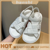 hanshi [2023 new HOT FASHION] lazlook รองเท้าแตะพื้นนุ่มสำหรับผู้หญิงรองเท้าแตะชายหาดไม่ลื่นเรียบสำหรับฤดูร้อน