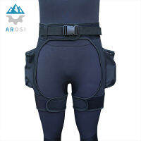 Diving shorts ดำน้ำตื้นว่ายน้ำกางเกง Neoprene น้ำหนักพร้อมกระเป๋า 2 ใบ