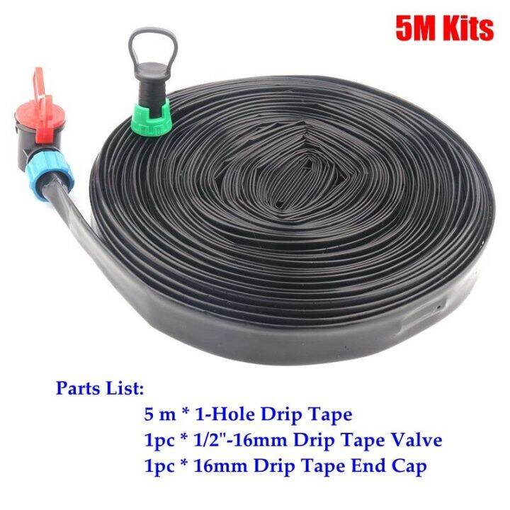 550M Drip Irrigation System Rain Drip Tape Farm Greenhouse Home Garden