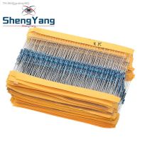 ☃卐 100pcs 1/4W 1R 22M 1 Metal film resistor 100R 220R 1K 1.5K 2.2K 4.7K 10K 22K 47K 100K 100 220 1K5 2K2 4K7 ohm resistance