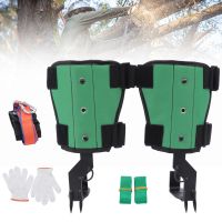 【LZ】 2Gears Tree Climbing Spikes Set w/Belt Climbing Tree Non-Slip Adjustable Rope Lanyard For Hunting Picking Fruit Safety Rescue