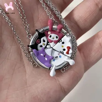 Necklace For Girl - 2pcs Kuromi Necklace,cinnamoroll Necklace Good