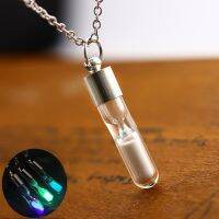 【YF】❁♤✇  2020 In The Dark Necklace Glass Pendant Hollow  hourglass