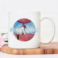 Cangkir Air Gaya Hip Hop FINELINE Mug Keramik Pria Wanita Keren Mug Kopi Kartun Baru Vintage Mug Jus dengan Pegangan Besar