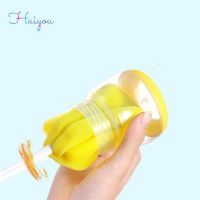 【CW】 Sponge bottle brush degree Rotatable round cleaning with high solid density  easy to clean and disassemble