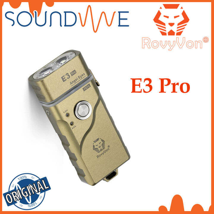 RovyVon E3 Pro EDC Flashlight (700 Lumens) (Desert Tan) Lazada PH
