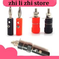 zhilizhi Store 4mm Banana Plugs Speaker Screw Connectors Solderless Binding Post Audio Speaker Terminal DIY Connector