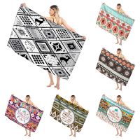 ┅¤❖ Bathroom Bath towels for adults sauna Vintage beach towel Gym towel set Large hotel woman shower quick drying microfiber Mandala