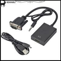 ตัวแปลงสัญญาณ Kabel Audio Video HDTV 1080P VGA เป็นตัวเมีย HDMI ตัวผู้ไปเป็นทรงพลัง