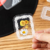 Pet Sticker Bag Bookmark Sticker Lace Bookmark Dry Flower Bookmark DIY Bookmark Minimalist Bookmark