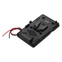 Andoer Back Pack Plate Adapter with D-tap Output for Sony V-Mount V-Lock Battery External for DSLR Camera Camcorder Video Light