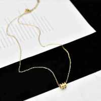 Fashion necklace สร้อยคอเงินแท้925 เวอร์ชั่นเกาหลีแฟชั่น Style รูปแบบใหม่ (สินค้าพร้อมจัดส่ง)