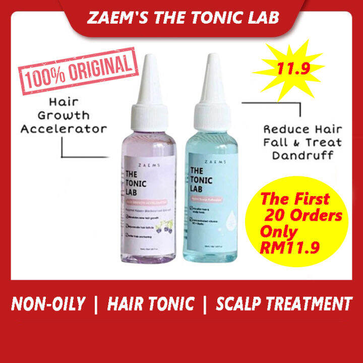 ZAEM's. The Tonic Lab By Zaem Original Hair Tonic For Hair Growth Serum For Men Hydra Scalp