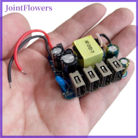 JointFlowers 4พอร์ต USB โมดูลแผงวงจรการชาร์จอย่างเร็วด่วนรองรับ Apple 2.4A การชาร์จอย่างรวดเร็ว