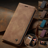 Caseme เคสหนังด้านสำหรับ Xiaomi Mi 9T CC9 10T 11T 12T Pro Lite 5G Redmi Note 8 9S 10 11 11S Pro Wallet เคสแบบพับปิดได้ F3 Poco M3 Pro