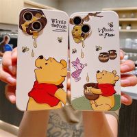 เคส iphone การ์ตูนหมีพูห์ดื่มน้ำผึ้งเหมาะสำหรับ Apple 14131211Promax876p soft xxsxr เคสโทรศัพท์มือถือ xsmax