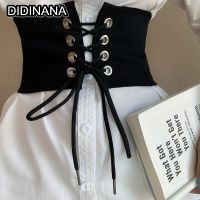 【cw】 Women GirdleDecorated Girdle GothicUp Crop Top CorsetFashionWaistHarness BustierSlim ！