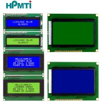 LCD1602 LCD 1602 2004 12864 โมดูลหน้าจอสีเขียวสีน้ําเงิน 16x2 20X4 Character LCD Display Module HD44780 Controller สีน้ําเงินแสงสีดํา