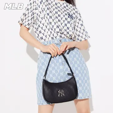 MLB Tote bag for women with zipper retro sports shoulder bag