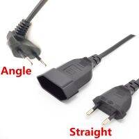 （A TOOT）ปลั๊ก EuropeaDegree ชายกับ FemalePower ExtensionFor PCPDU 0.3M/0.6m2Prong โค้งมุมสาย