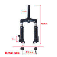 10 inch Front Suspension Fork For ke Disc Alloy Steel Holder Motorcycle Bicycle Front Tube Shock