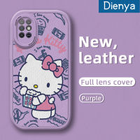 เคส Dienya สำหรับ Infinix Note 8 X692เคสโทรศัพท์หนังนิ่มลายการ์ตูน Hello Kitty Cat ดีไซน์ใหม่น่ารักเคสป้องกันกล้องคลุมทั้งหมดเคสสีกันกระแทกขอบนิ่ม