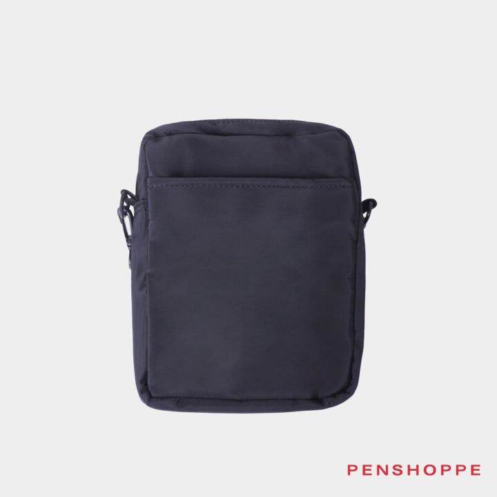 Penshoppe Sling Bag With Patch For Men (Black) | Lazada PH